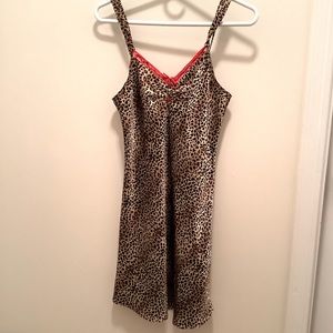 Cheetah Print Slip Dress